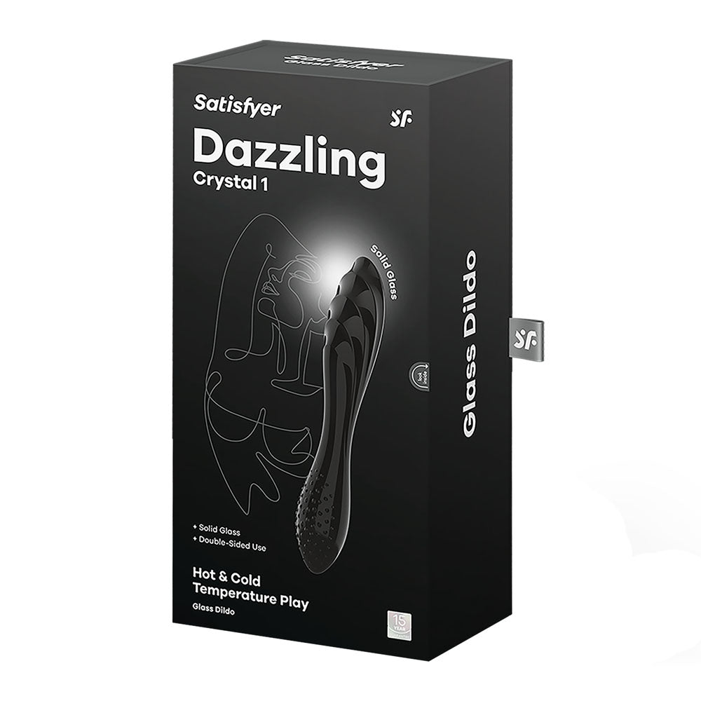 Satisfyer Dazzling Crystal 1 – 7.25 Inch Solid Borosilicate Glass Dildo > Glass > Dildos