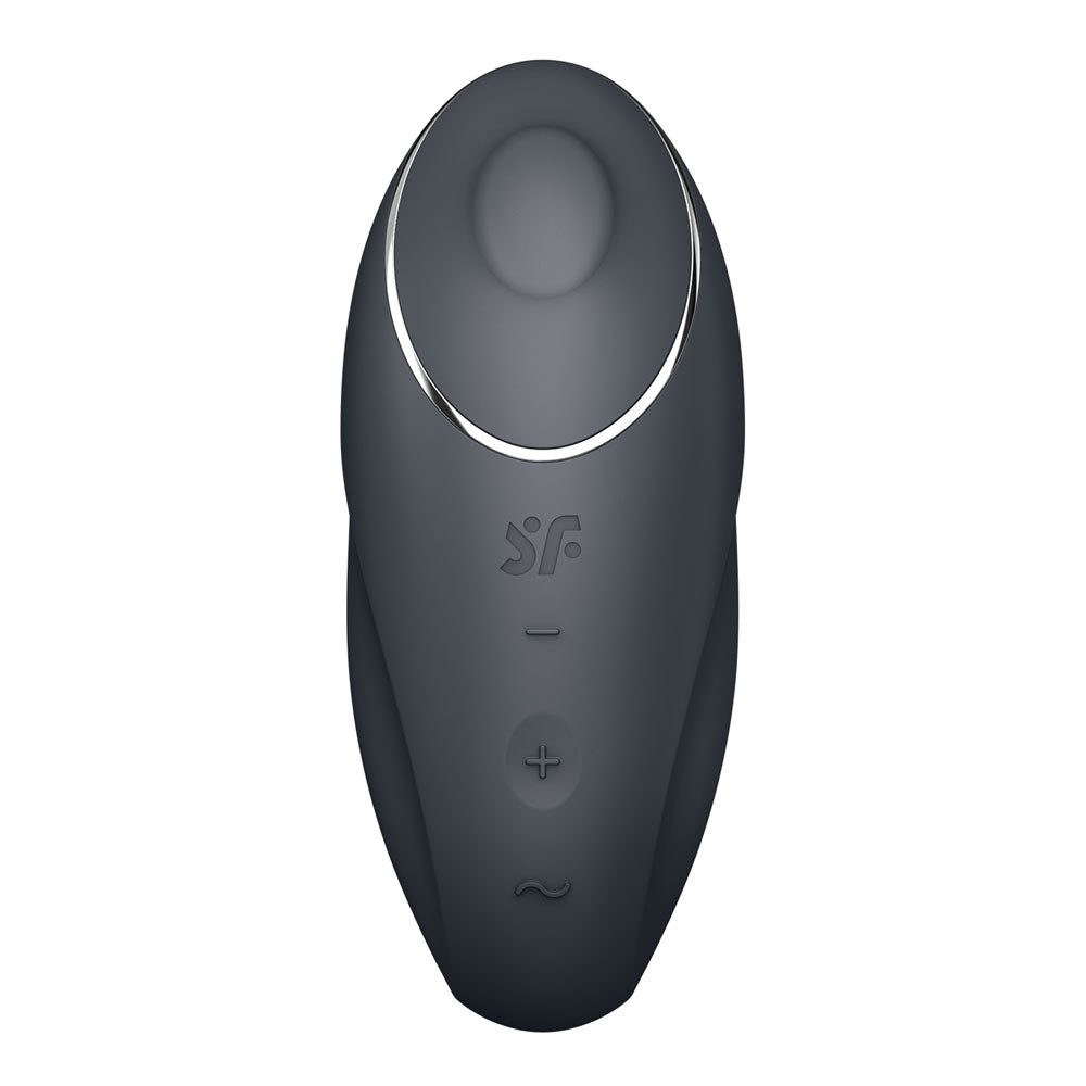 Satisfyer Tap and Climax 1 Lay-On Vibrator Grey