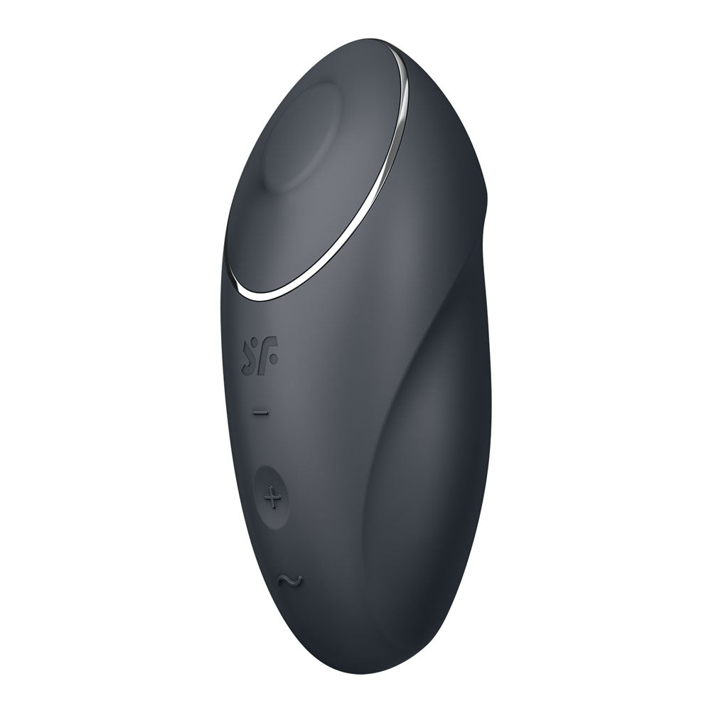 Satisfyer Tap and Climax 1 Lay-On Vibrator Grey