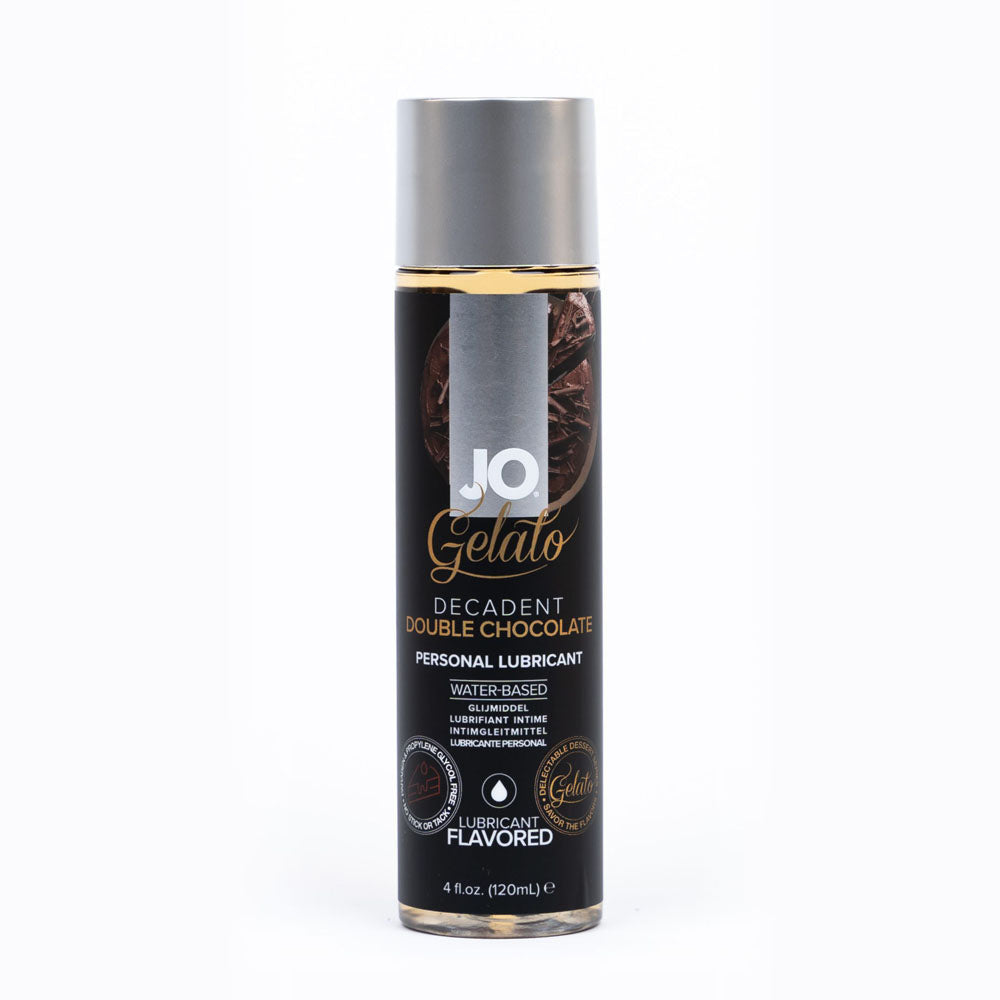 JO Gelato Decadent Double Chocolate (Chocolate) – Water-Based Flavored Lubricant 120 ml Bottle Default Title > Lube > Flavoured