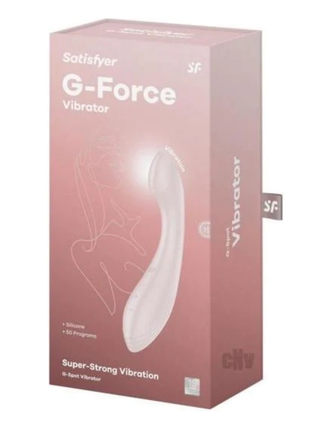 Satisfyer G-Force G-Spot Vibrator – 19 cm Silicone G-Spot Vibrator > Sex Toys For Ladies > G-Spot Vibrators
