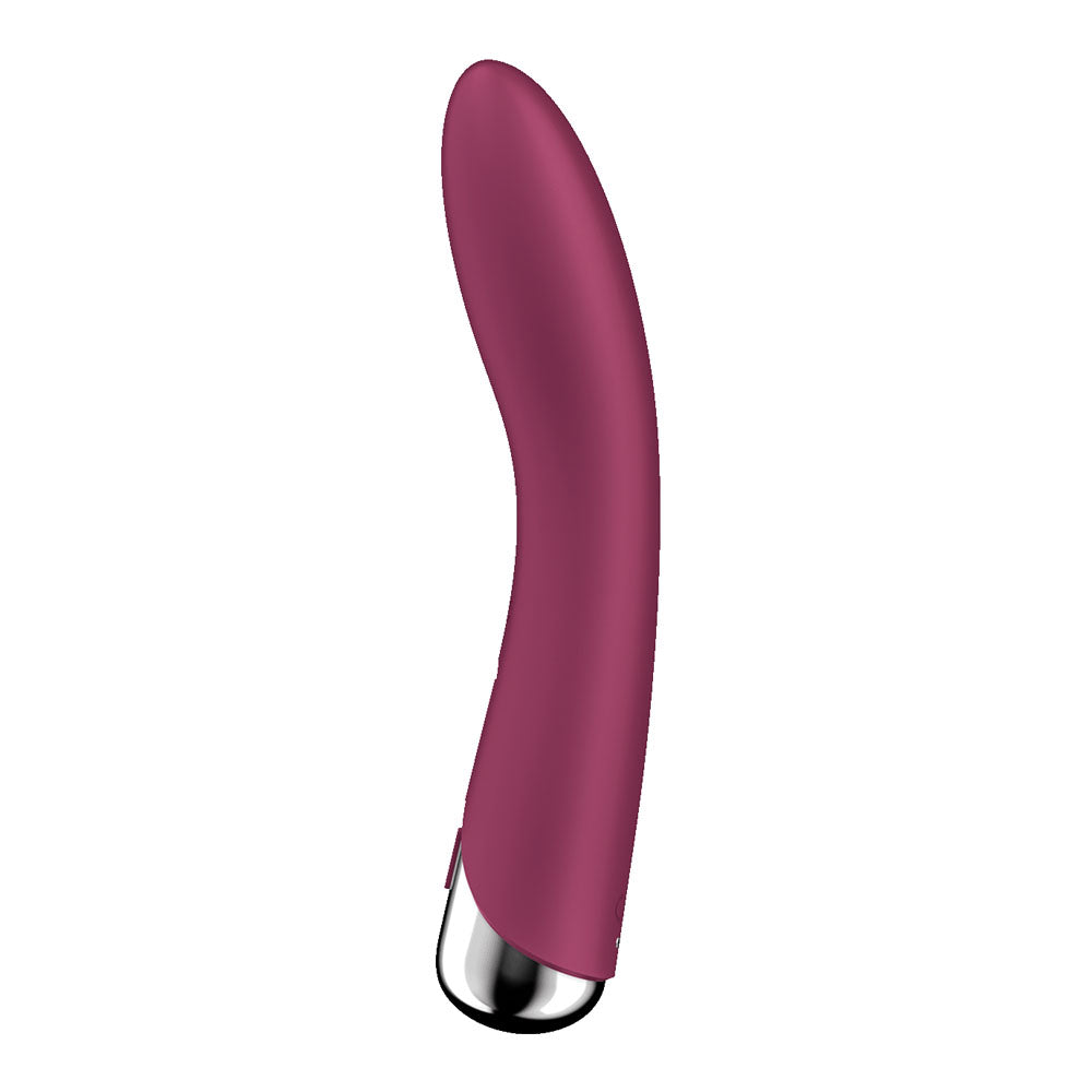 Satisfyer Spinning Vibe 1 Red G-Spot Vibrator 8.6 Inches > Sex Toys For Ladies > G-Spot Vibrators