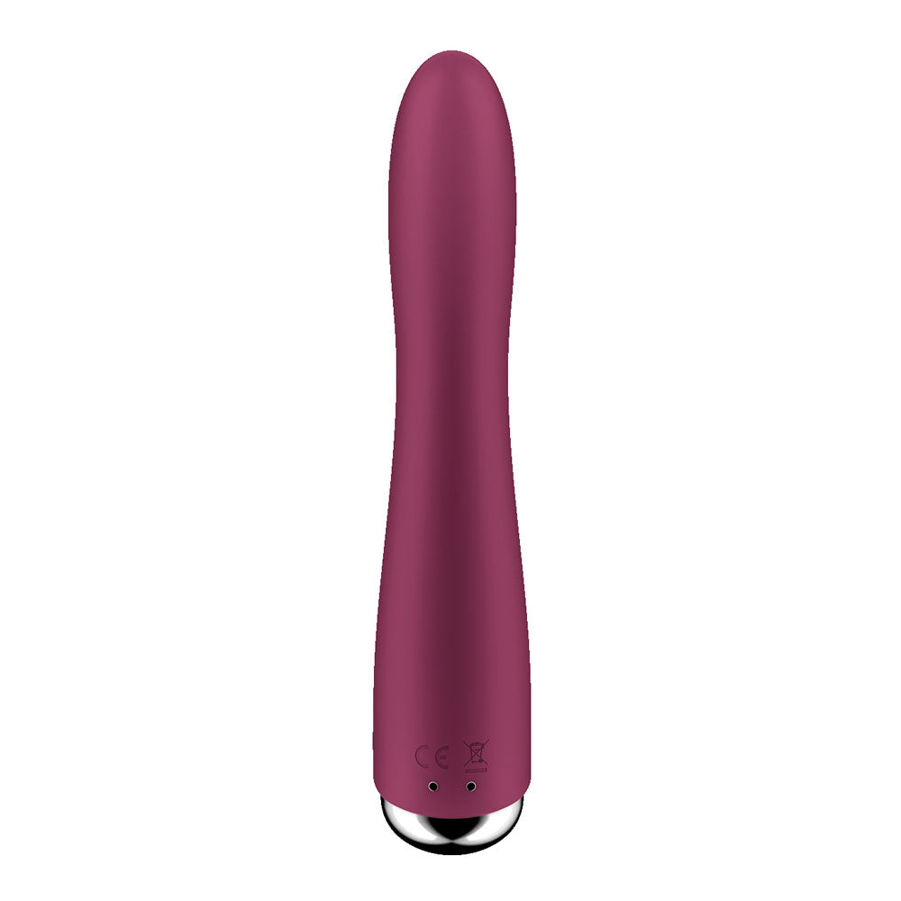 Satisfyer Spinning Vibe 1 Red G-Spot Vibrator 8.6 Inches > Sex Toys For Ladies > G-Spot Vibrators