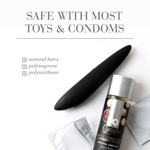 JO Gelato White Chocolate Raspberry (120 mL) – Flavored Water-Based Lubricant Flavoured Lube