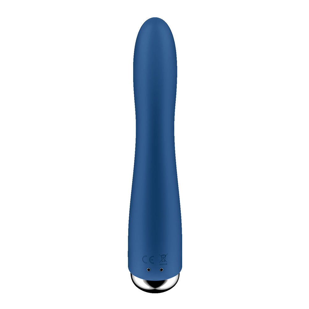 Satisfyer Spinning Vibe 1 Blue 17.8 cm USB Rotating Vibrator Vibrators