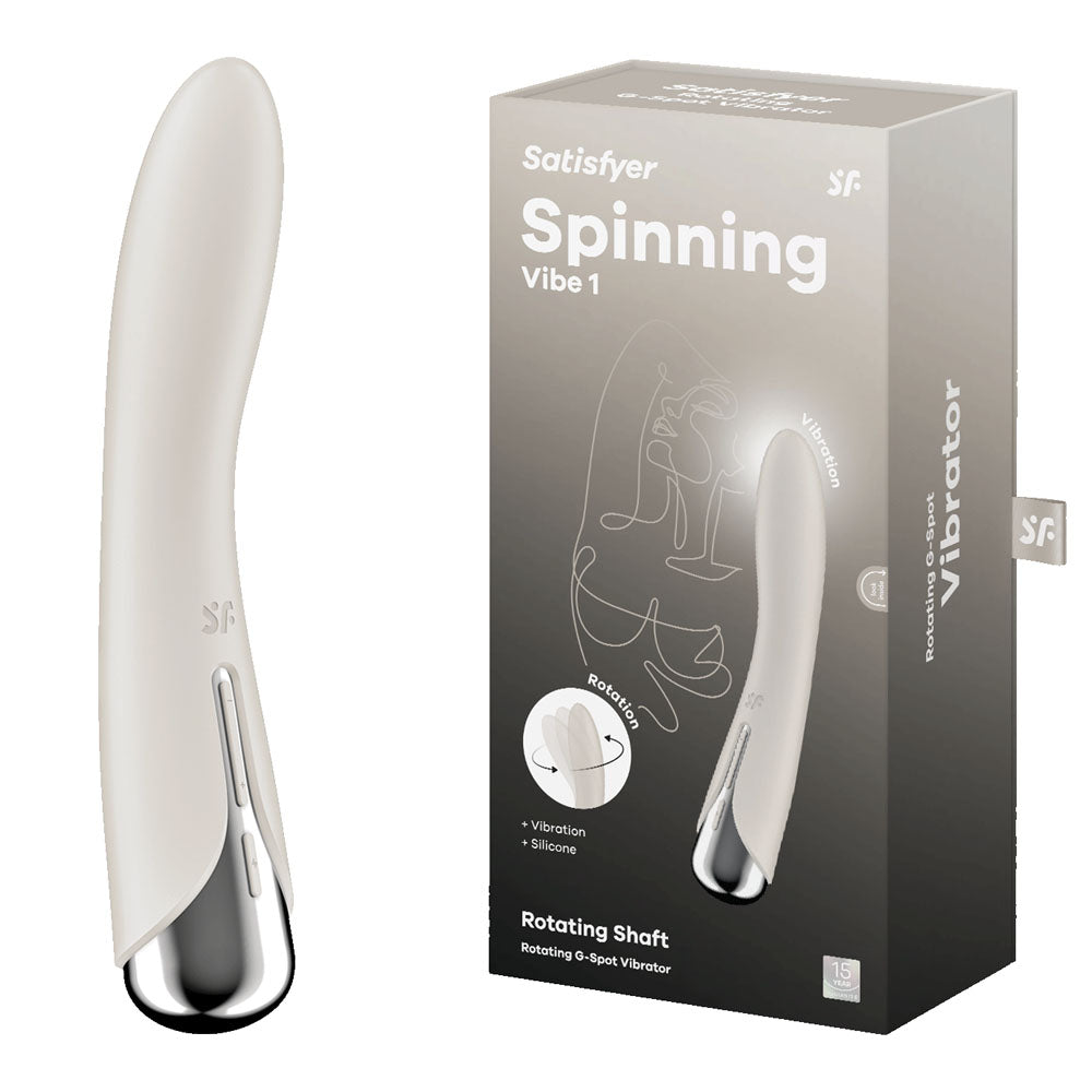 Satisfyer Spinning Vibe 1 – Rechargeable G-Spot Vibrator with 5 Rotation Speeds Default Title > Vibrators > Standard Vibrators