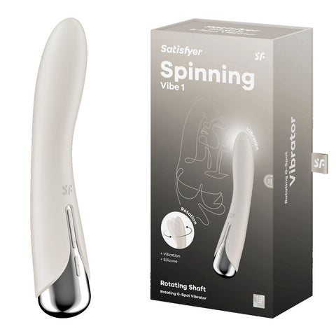 Satisfyer Spinning Vibe 1 Beige STIMULATORS