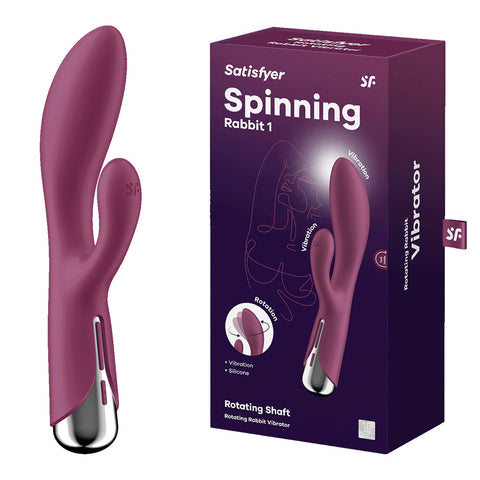 Satisfyer Spinning Rabbit 1 Red Default Title VIBRATORS-RABBIT