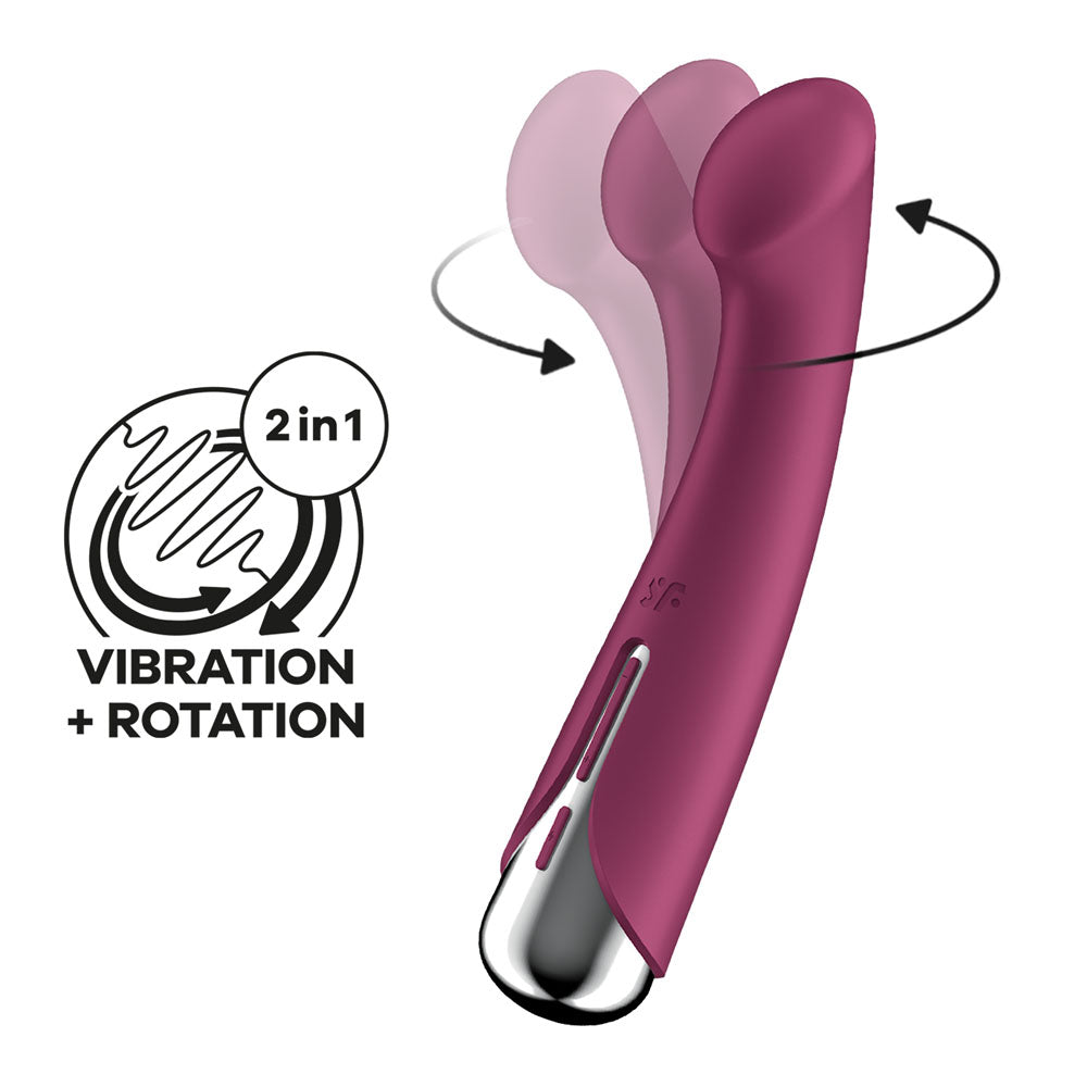 Satisfyer Spinning G-Spot 1 (Red) – Luxury G-Spot Vibrator > Sex Toys For Ladies > G-Spot Vibrators