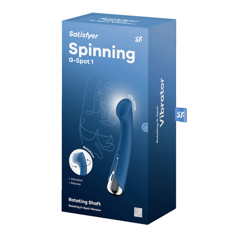 Satisfyer Spinning G-Spot 1 - Blue Vibrators - G Spot