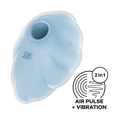 Satisfyer Cloud Dancer - USB Rechargeable Air Pulse Stimulator Blue STIMULATORS