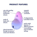 Satisfyer Pixie Dust Double Air Pulse Rechargeable Vibrator > Sex Toys For Ladies > Air Pulsation