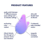 Satisfyer Mermaid Vibes USB Rechargeable Air Pulse Stimulator > Sex Toys For Ladies > Air Pulsation