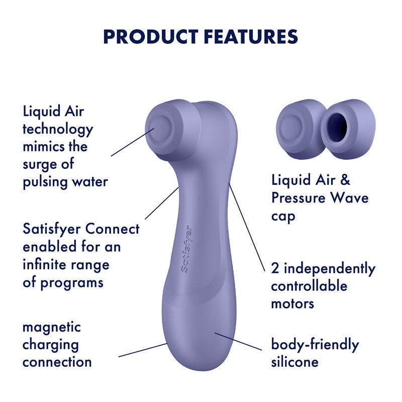 Satisfyer Pro 2 Gen 3 – App-Controlled Clitoral Stimulator > Sex Toys For Ladies > Air Pulsation