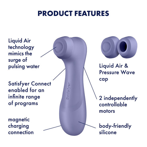 Satisfyer Pro 2 Gen 3 App Control Clitoral Stimulator Lilac STIMULATORS