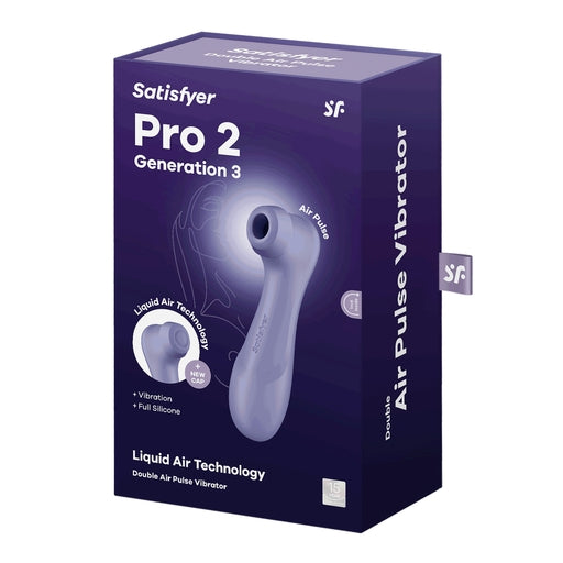 Satisfyer Pro 2 Gen 3 Clitoral Stimulator in Lilac Default Title AIR PULSATION