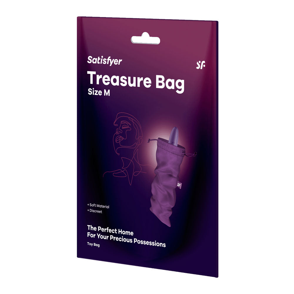 Satisfyer Treasure Bag Medium – Toy Storage Bag Secondary image