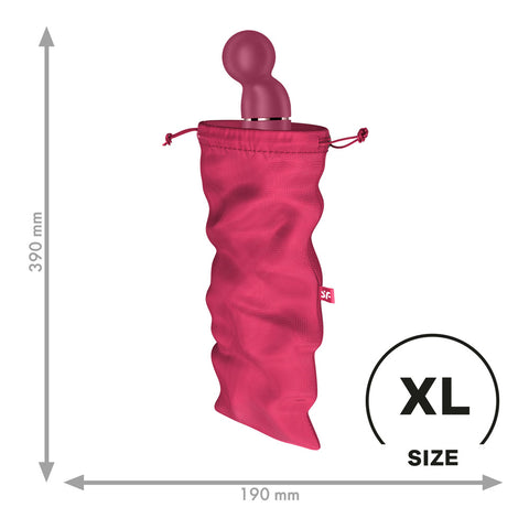 Satisfyer Treasure Bag Extra Large Pink Toy Storage Bag Adult Toy Storage