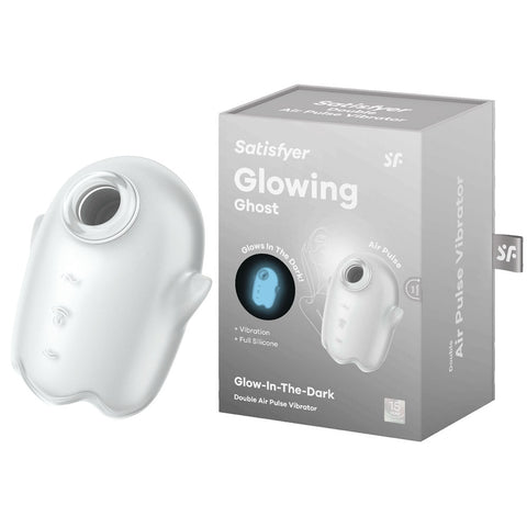 Satisfyer Glowing Ghost – Glow in Dark Stimulator White Air Pulsation