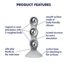 Satisfyer Triple Ball-R Beaded Anal Plug 18cm Weighted Balls Silicone > Anal Range > Anal Beads