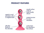 Satisfyer Triple Ball-R 18cm Weighted Anal Plug – Three Beaded Stimulation