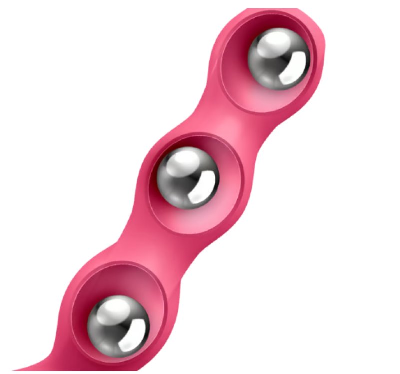 Satisfyer Triple Ball-R 18cm Weighted Anal Plug – Three Beaded Stimulation
