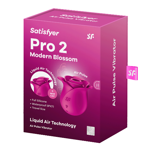 Satisfyer Pro 2 Modern Blossom – Air Pulse Rose Stimulator Vibrator Pink > Sex Toys For Ladies > Rose Stimulators