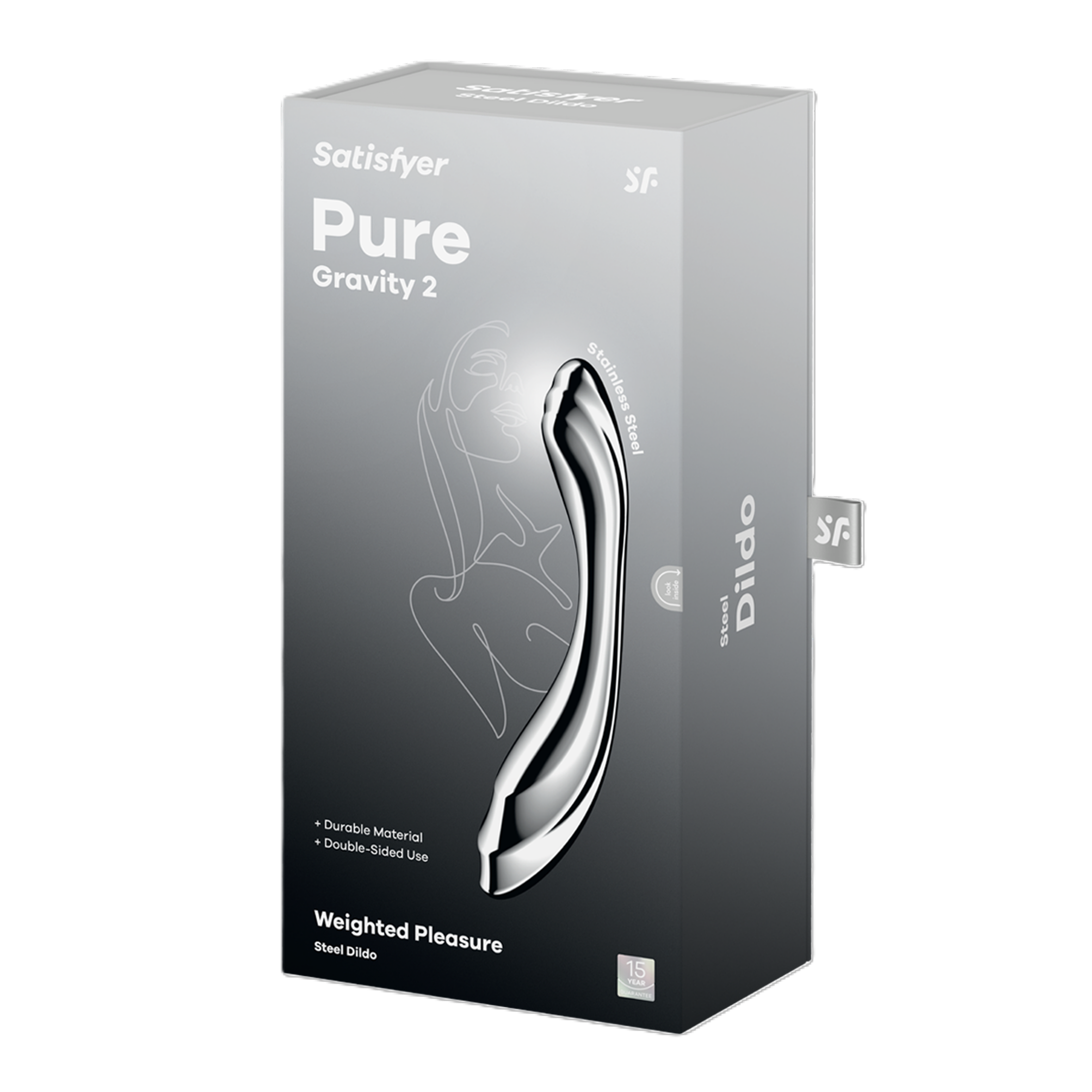 Satisfyer Pure Gravity 2 Stainless Steel 21cm Dildo > Dildos > Neutral Dildos