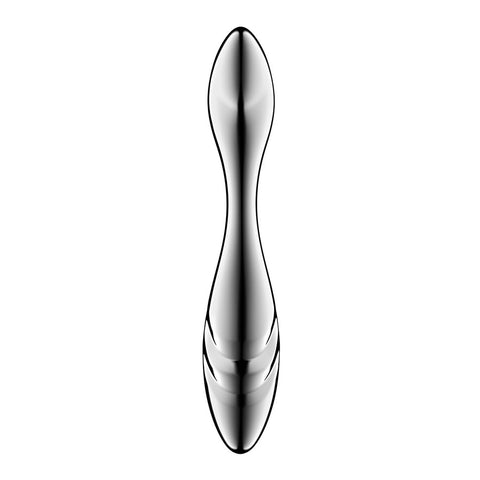 Satisfyer Pure Gravity 3 Stainless Steel 21 cm G Spot Dildo DONGS-PREMIUM