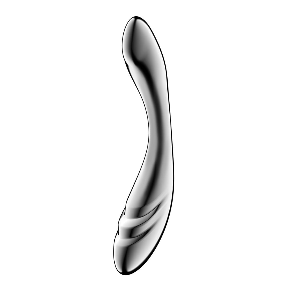Satisfyer Pure Gravity 3 Stainless Steel 21 cm G Spot Dildo DONGS-PREMIUM