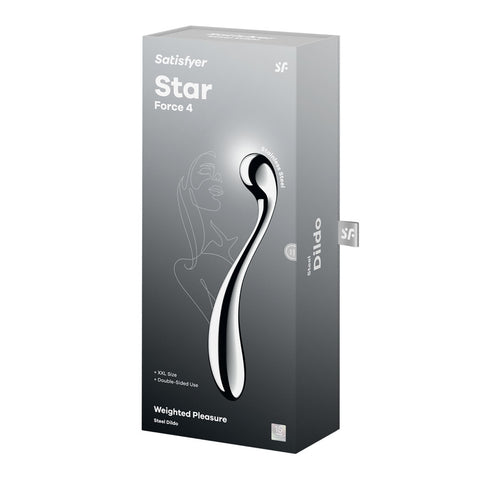 Satisfyer Star Force 4 Stainless Steel 26 cm Dildo DONGS