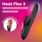 Satisfyer Heat Flex 3 – 23cm Rechargeable Warming Rotating Rabbit Vibrator > Vibrators > Ladies > Rabbit
