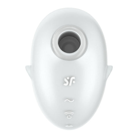 Satisfyer Cutie Ghost - White Compact Air Pulse Vibrator STIMULATORS