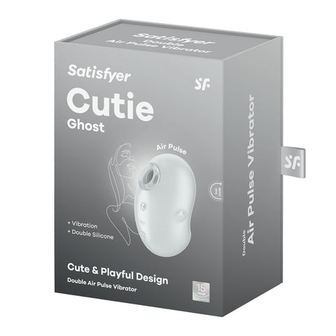 Satisfyer Cutie Ghost - White Compact Air Pulse Vibrator STIMULATORS
