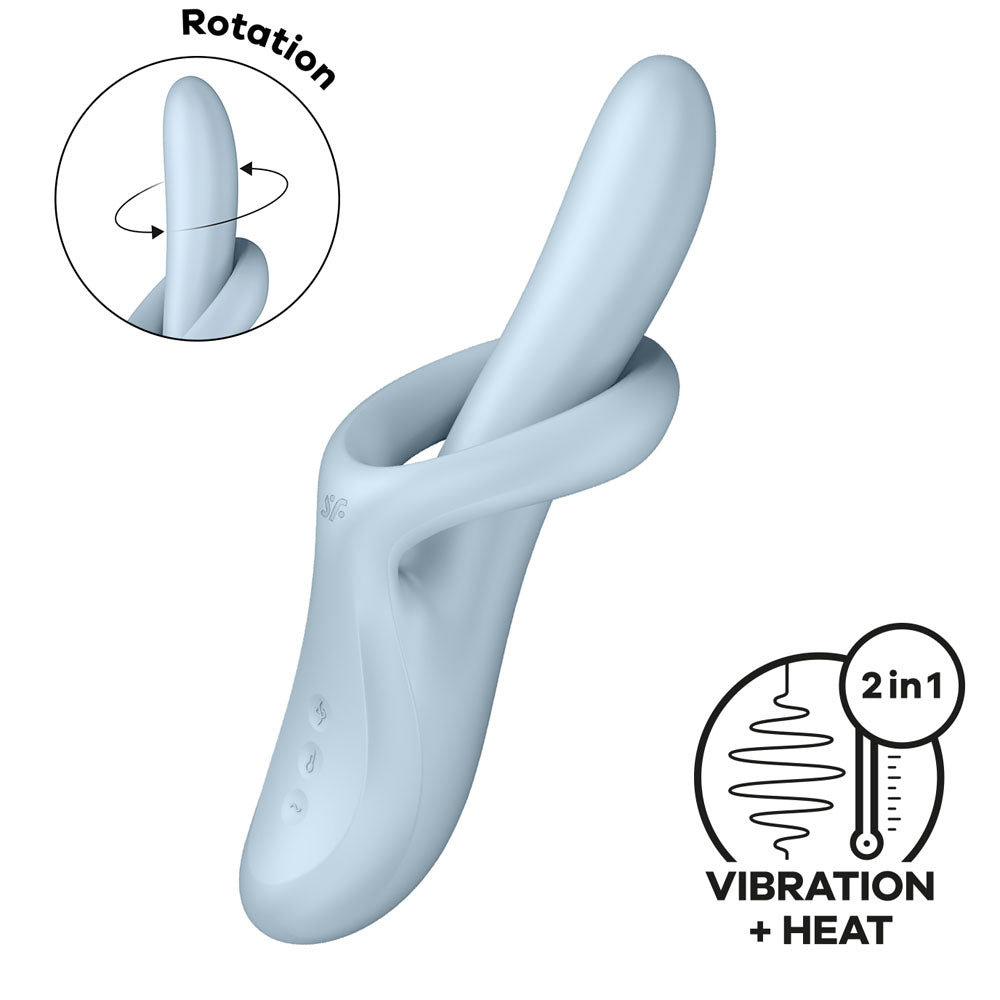 Satisfyer Heat Flex 4 – Heating Rechargeable Silicone Vibrator > Sex Toys For Ladies > G-Spot Vibrators