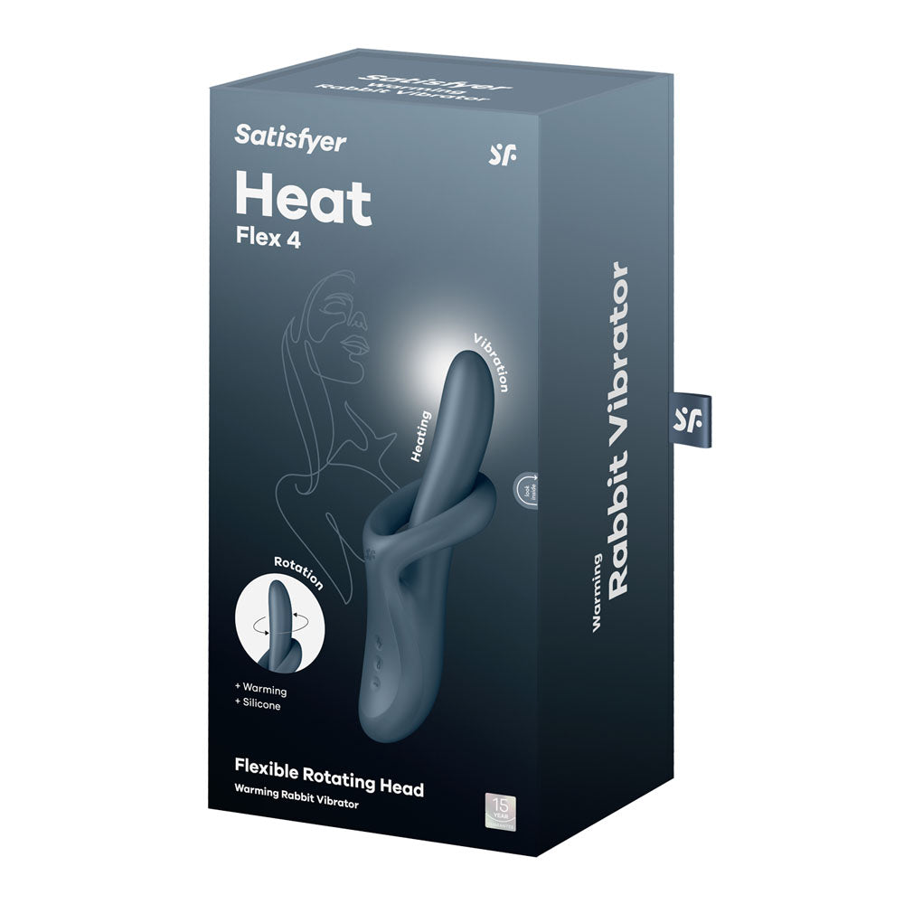 Satisfyer Heat Flex 4 Heating Vibrator – Rechargeable Silicone Vibrator with Heating Function > Sex Toys For Ladies > G-Spot Vibrators