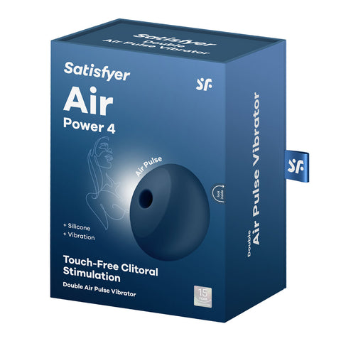 Satisfyer Air Power 4 - Navy USB Rechargeable Stimulator STIMULATORS