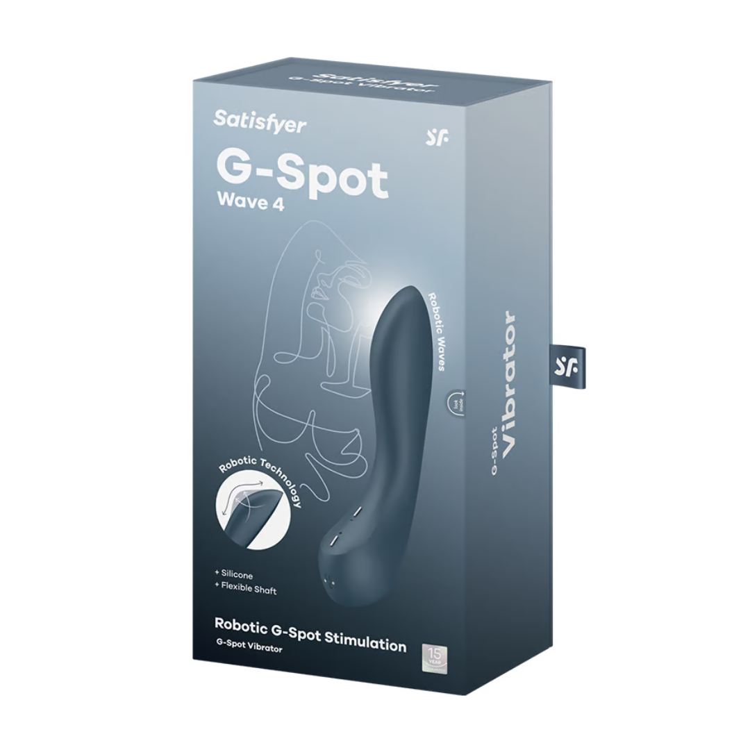 Satisfyer G-Spot Wave 4 Waterproof Sex Toy 8.5 Inches Default Title STIMULATORS