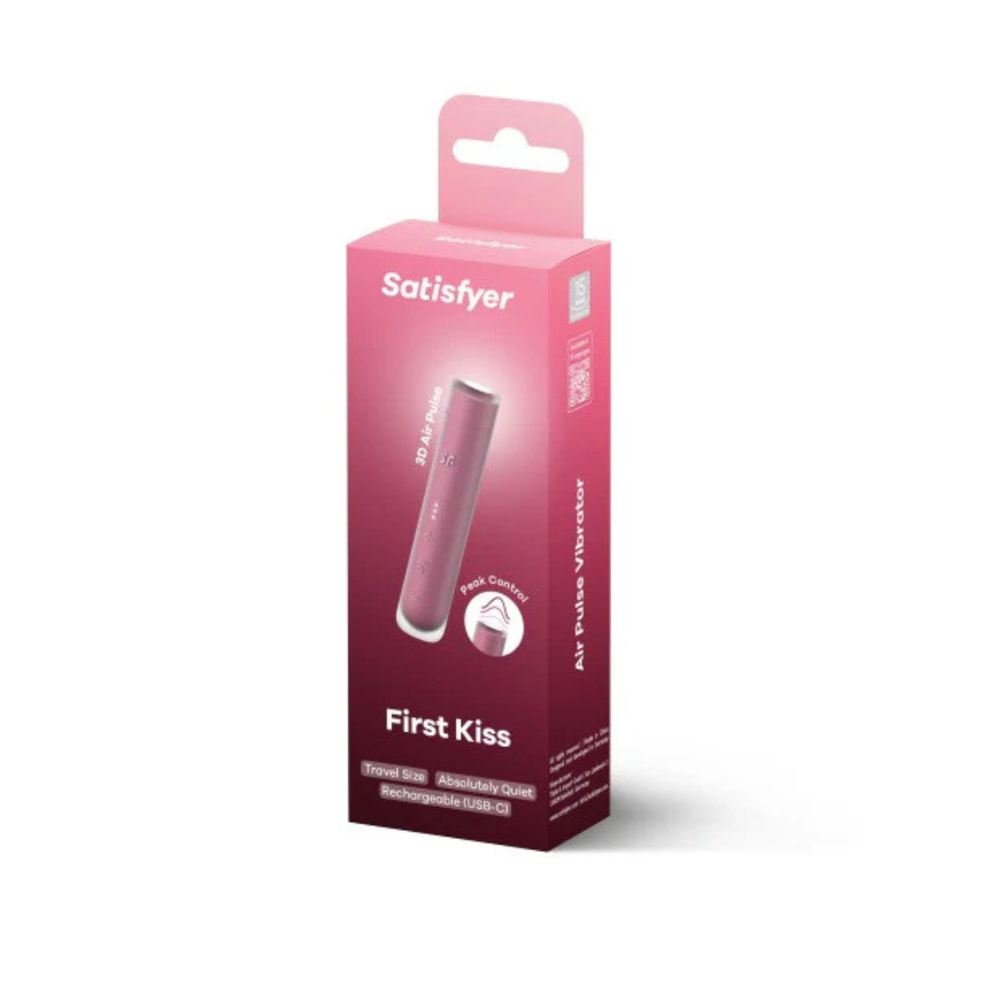 Satisfyer First Kiss Travel Size Clitoral Massager – Compact Rechargeable Clitoral Massager > Sex Toys For Ladies > Air Pulsation