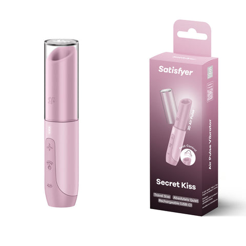 Satisfyer Secret Kiss Mini Clitoral Massager for Travel STIMULATORS