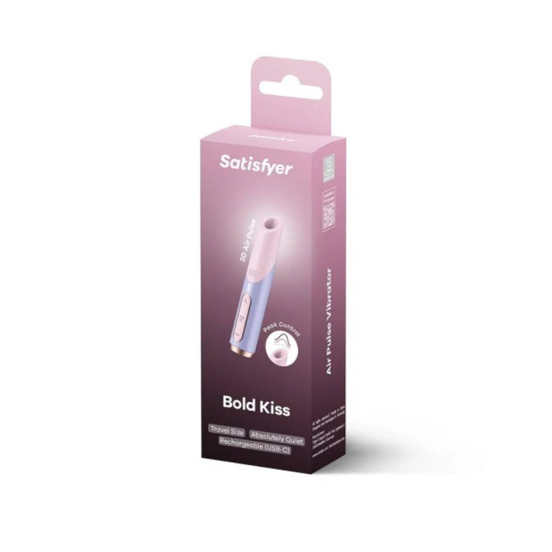 Satisfyer Bold Kiss Travel-Sized Clitoral Massager Default Title BULLETS