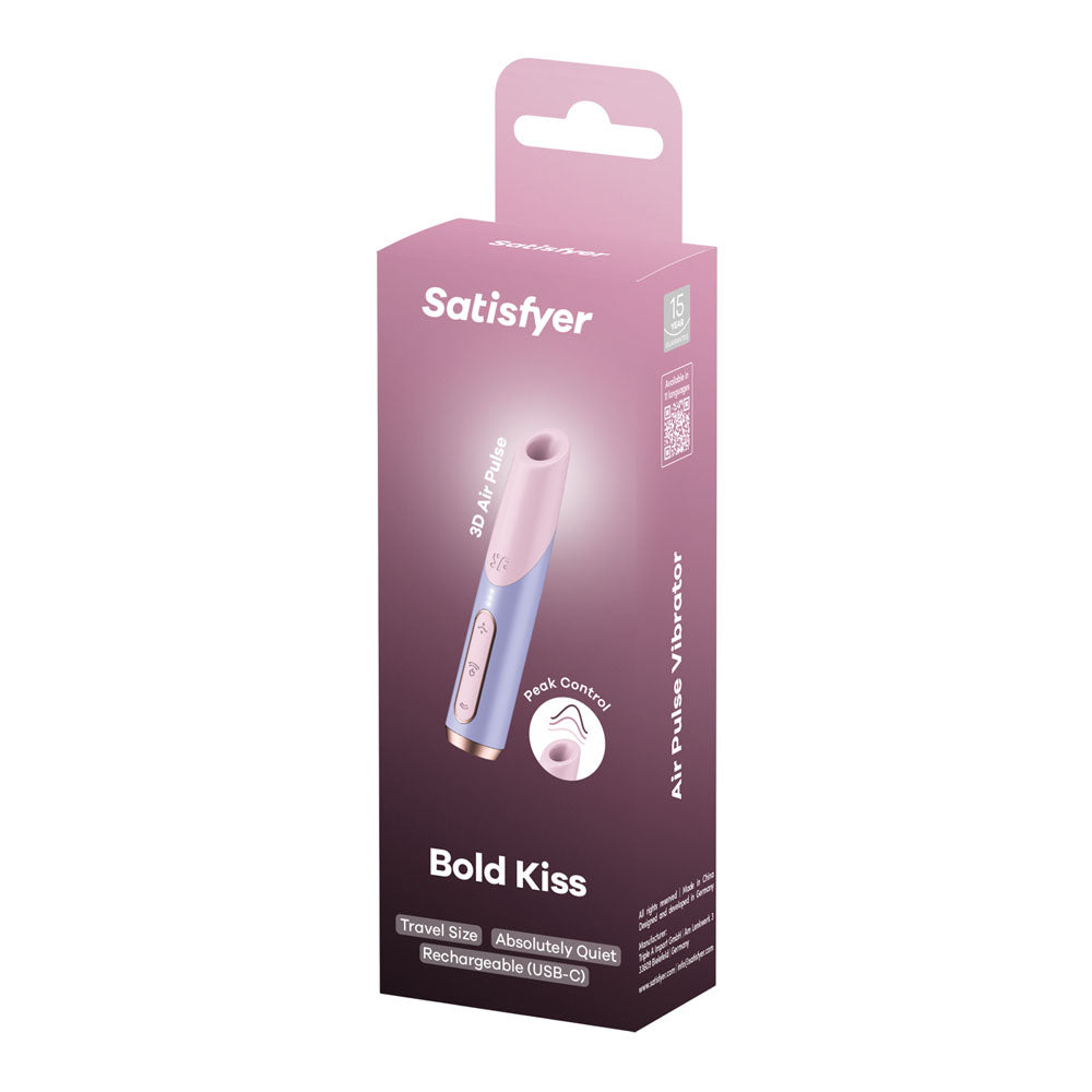 Satisfyer Bold Kiss Travel-Sized Clitoral Massager > Vibrators > Mini Vibrators