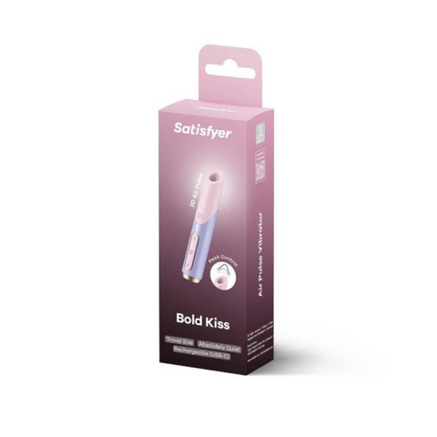 Satisfyer Bold Kiss Travel-Sized Clitoral Massager Default Title BULLETS