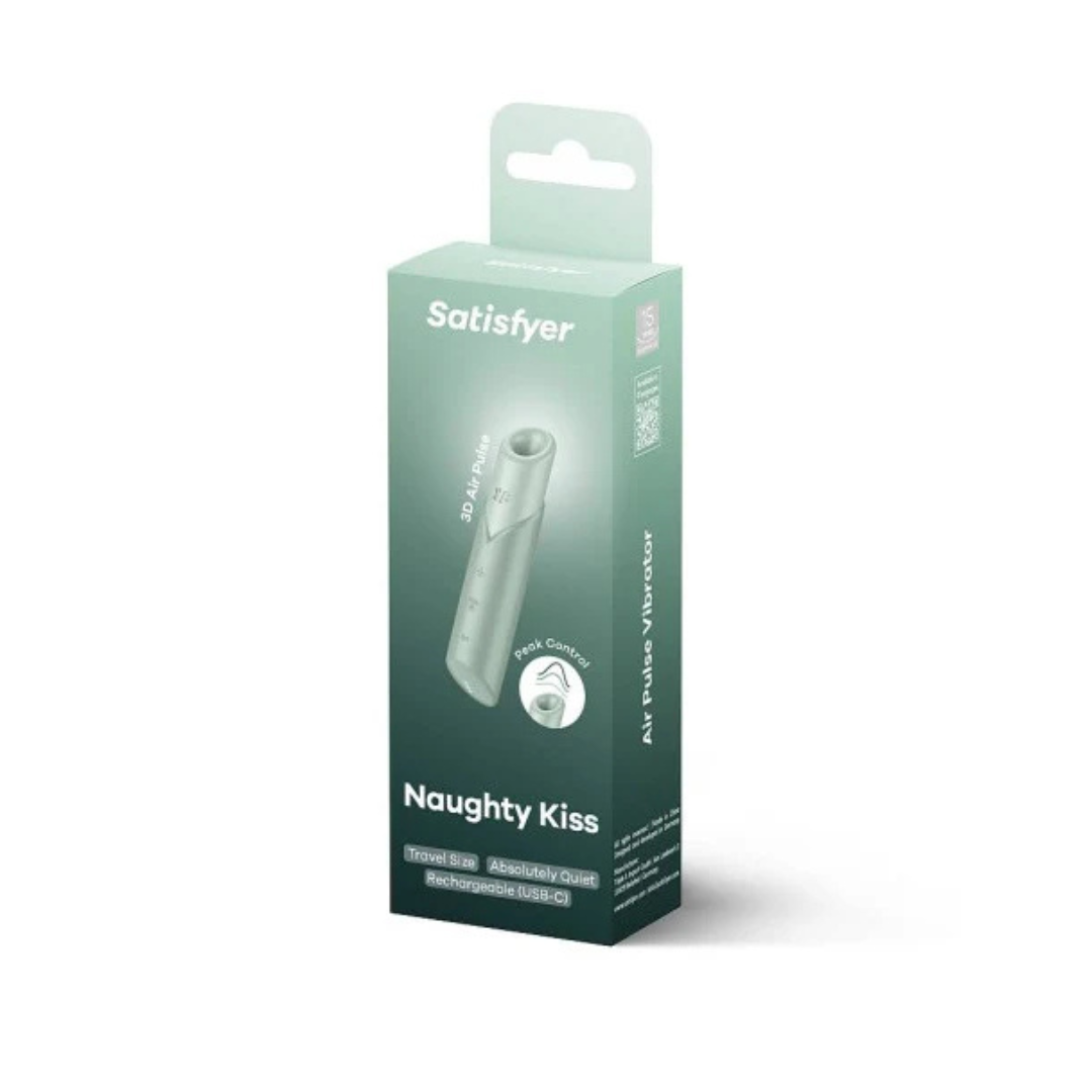 Satisfyer Naughty Kiss Mini Clitoral Massager Travel Size Default Title STIMULATORS