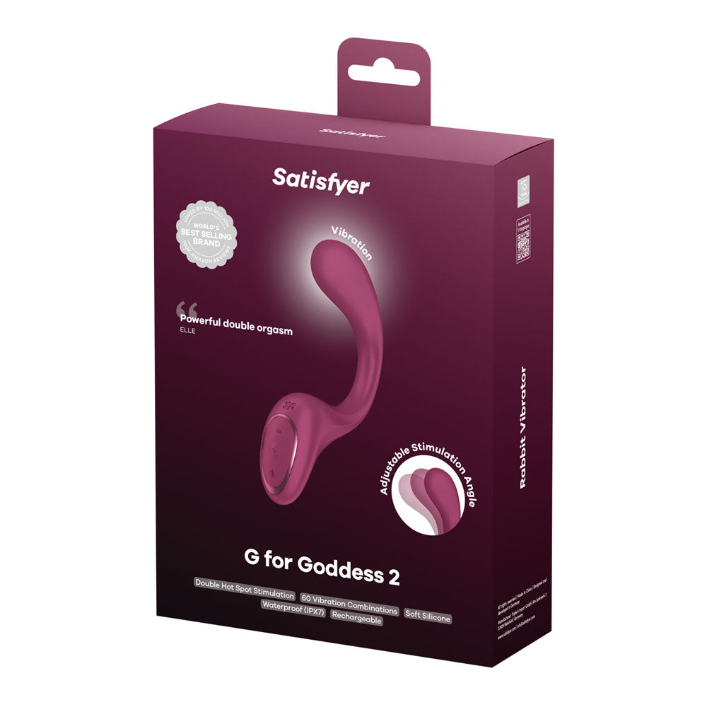 Satisfyer G For Goddess 2 Rechargeable Silicone G-Spot Vibrator > Sex Toys For Ladies > G-Spot Vibrators