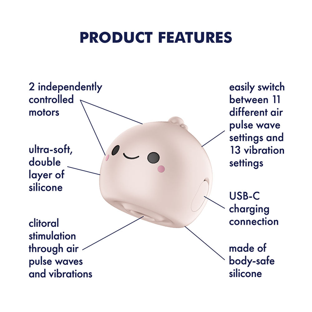 Satisfyer Mochi (Beige) – Air Pulse Stimulator > Sex Toys For Ladies > Air Pulsation