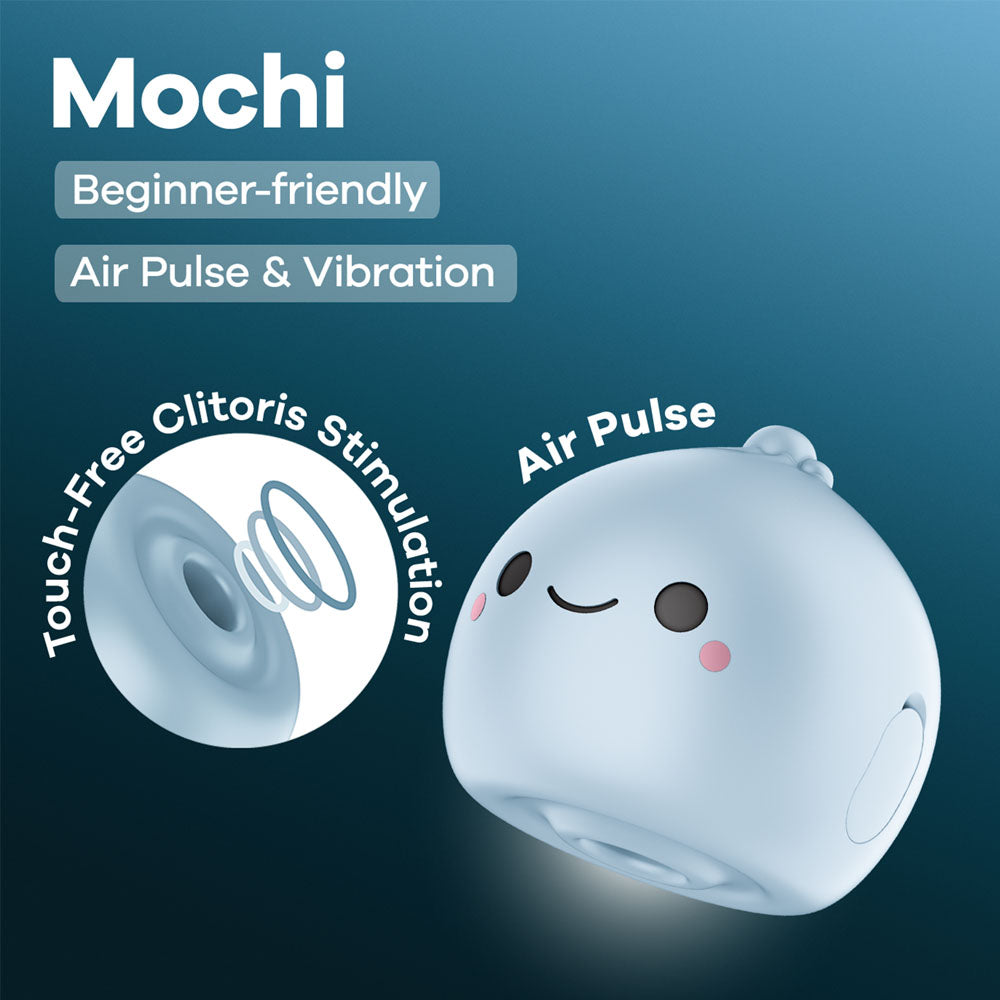 Satisfyer Mochi (Frost) – Air Pulse Stimulator Blue > Sex Toys For Ladies > Air Pulsation
