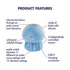 Satisfyer Jelly-Cious – Waterproof Air Pulse Vibrator > Sex Toys For Ladies > Air Pulsation