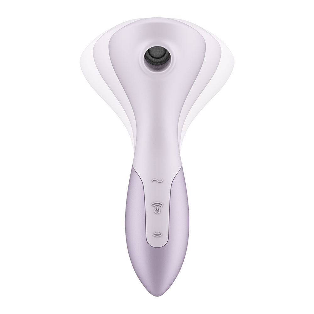 Satisfyer Wand-erful (Violet) – USB Rechargeable 15.8 cm Air Pulse Massage Wand > Sex Toys For Ladies > Air Pulsation Main image