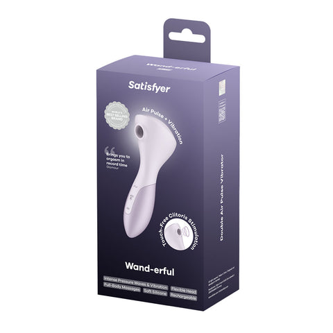 Satisfyer Wand-erful (Violet) – USB Rechargeable 15.8 cm Air Pulse Massage Wand > Sex Toys For Ladies > Air Pulsation
